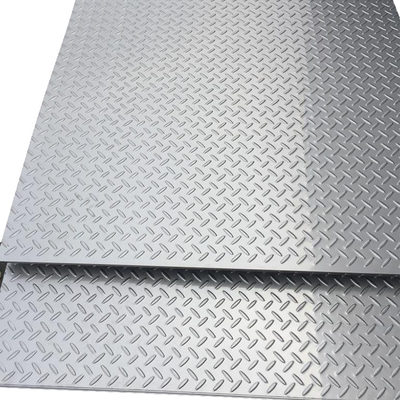 H12 Embossed Aluminum Sheet  Thick 0.5mm 5083 Aluminum Checkered Plate T4 T6
